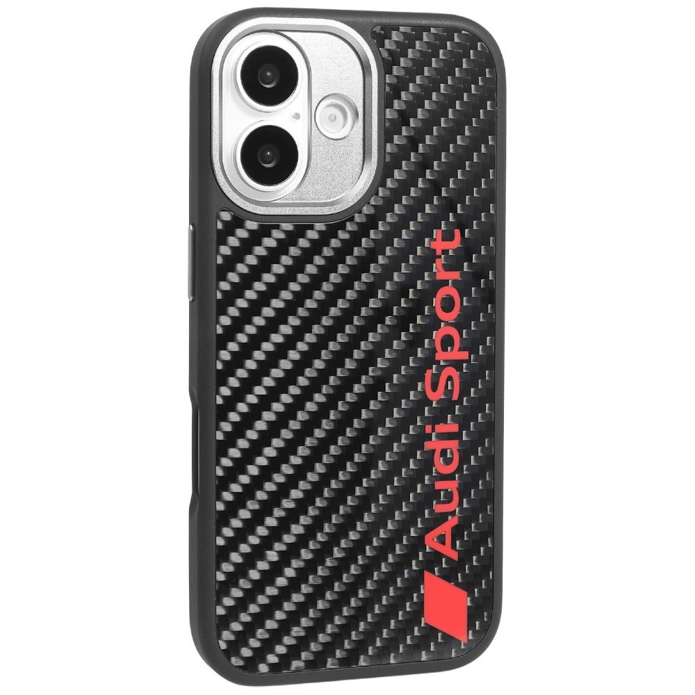 Etui Audi R8 Carbon Fiber MagSafe do iPhone 17 czarny